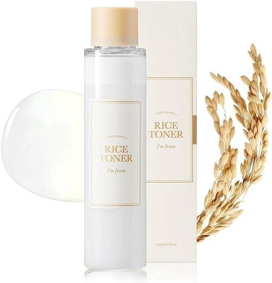 Korean Glow Rice Essence Toner, 77.78% Korean Rice