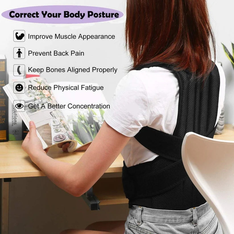 NO 1 . Confidence Boost Posture Corrector &  Back Support Belt for both Men & Women